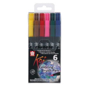 SET 6Z BRUSH BRIGHT COLORS PRIMARY KOI