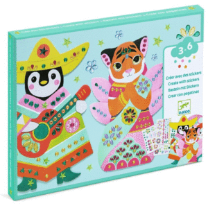 CREAR CON PEGATINAS BRILLANTES DJECO