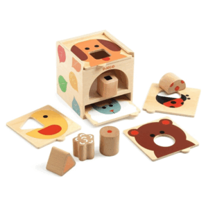CUBO DE FORMAS ENCAJABLE DJECO
