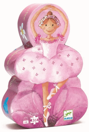 PUZZLE SILUETA LA BAILARINA 36 PZS DJECO