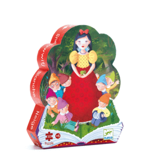 PUZZLE SILUETA BLANCANIEVES 50 PZS DJECO