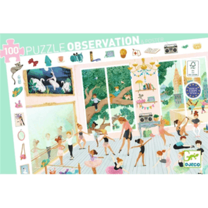 PUZZLE OBSERVACION ESCUELA DE BAILE 100 PZS DJECO