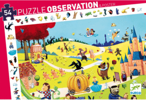 PUZZLE OBSERVACION CUENTOS 54 PZS DJECO