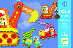 PUZZLE DUO VEHÍCULOS DJECO