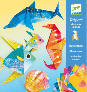 PAPIROFLEXIA ORIGAMI ANIMALES MARINOS DJECO