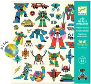 PEGATINAS ROBOTS DJECO