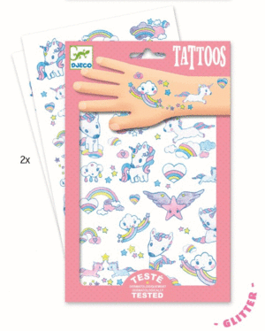 TATUAJES UNICORNIOS DJECO