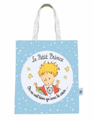 BOLSA DE TELA PRINCIPITO CON ESTRELLAS