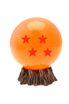 BOLA DE DRAGON 4 ESTRELLAS MINI HUCHA 10 CM