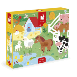 PUZZLE TACTIL 20 PZS GRANJA JANOD