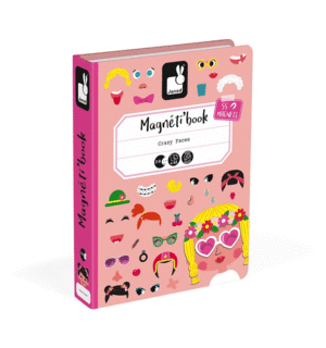 MAGNETIBOOK CRAZY FACES CHICAS JANOD