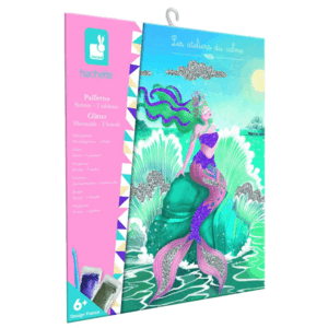 LAMINAS DECORAR PURPURINA SIRENA JANOD