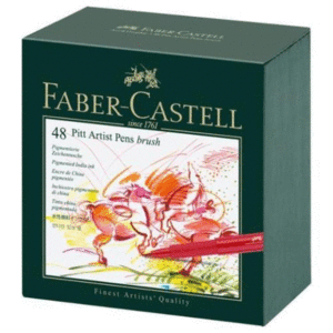 BOX 48 ROTULADORES PITT ARTIST FABER-CASTELL