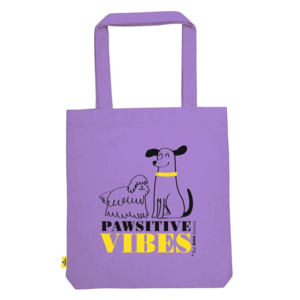 DOG LOVERS BOLSA COMPRA PAWSITIVE VIBES