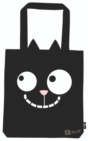 BOLSA DE TELA DE LA COMPRA ED THE CAT
