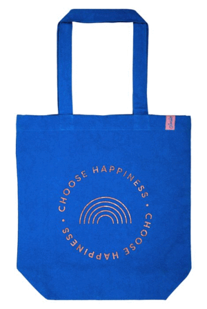 TOTEBAG ALGODON ORGANICO CHOOSE HAPPINESS