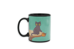 TAZA TERMICA GATO NEGRO