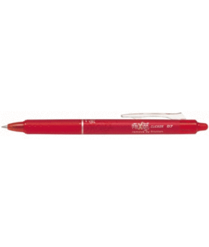 BOLIGRAFO BORRABLE FRIXION CLICKER ROJO PILOT