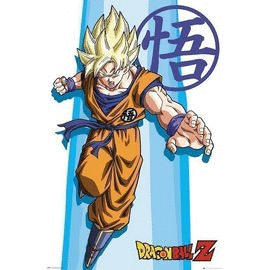 POSTER 12 DRAGON BALL Z SS GOKU