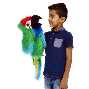 PAJARO MILLITARY MACAW THE PUPPET