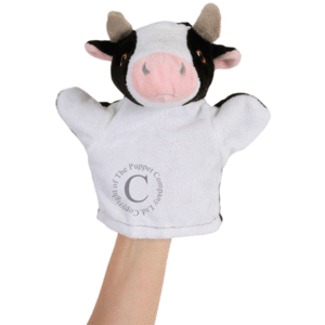 MI PRIMERA MARIONETA VACA THE PUPPET