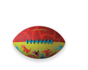 BALL RUGBY DINOSAURS 19 CM