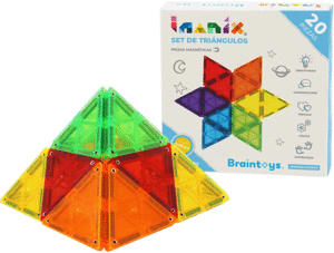 BRAINTOYS IMANIX SET 20 TRIÁNGULOS