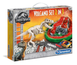 VOLCANO SET 2 EN 1 T-REX + VOLCAN