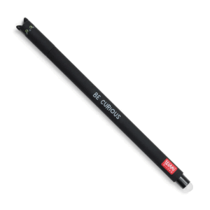BOLIGRAFO GEL BORRABLE NEGRO GATO LEGAMI