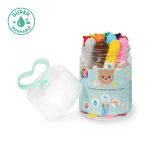 BOTE 12 MINI ROTULADORES TEDDY FRIENDS LEGAMI
