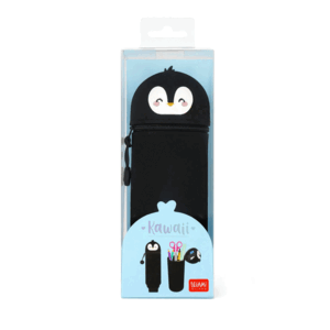 ESTUCHE DE SILICONA SUAVE 2EN1 PINGUINO LEGAMI