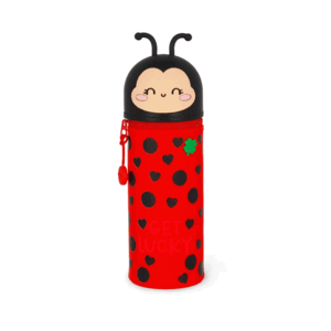 ESTUCHE 2 EN 1 DE SILICONA LADYBUG «GET LUCKY»