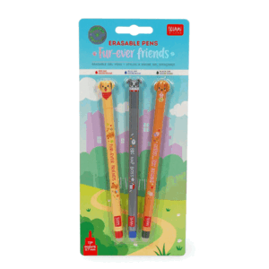 BLISTER 3 BOLIGRAFOS BORRABLES PERRITOS LEGAMI