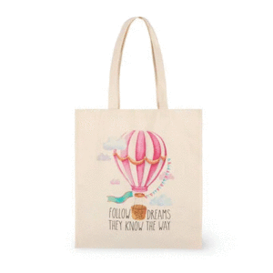 COTTON TOTE BAG AIR BALLOON