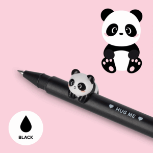 BOLIGRAFO 0,5 TINTA GEL NEGRA BE CURIOOUS PANDA LEGAMI