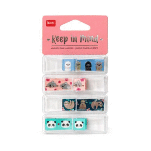 BLISTER MARCAPAGINAS ADHESIVAS ANIMALES LEGAMI