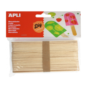 BLISTER PALOS MADERA NATURAL 13063 APLI