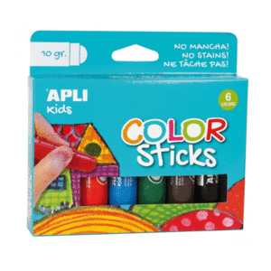 PACK 6 TEMPERA SOLIDA STICKS 14227 APLI