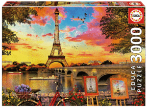 PUZZLE 3000 PUESTA DE SOL EN PARIS 17675