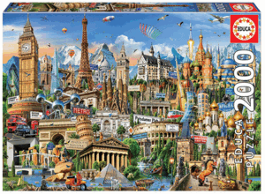 PUZZLE 2000 SIMBOLOS DE EUROPA EDUCA