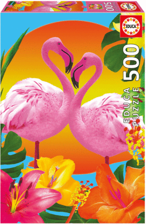 PUZZLE 500 FLAMENCOS EDUCA