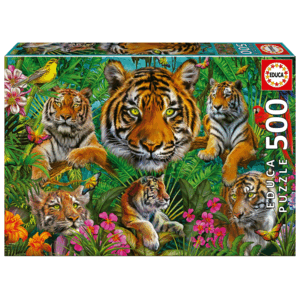 PUZZLE 500 JUNGLA DE TIGRES EDUCA