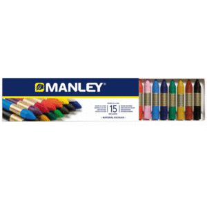 CJ 15 COLORES CERAS MANLEY