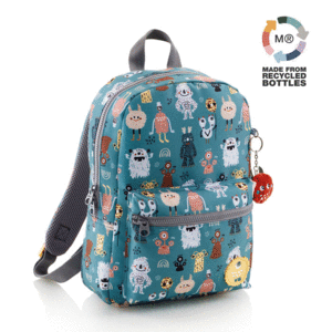 MOCHILA MINI RECICL. MONSTERS MR16403