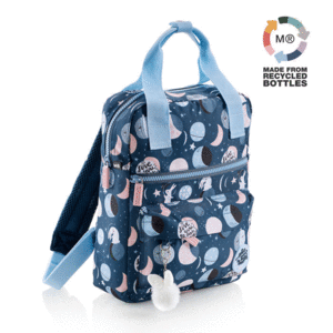 MOCHILA CUADRADA RECICL. SPACE BUNNY MR16413