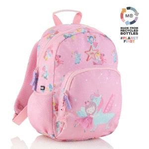 MOCHILA DOBLE LONDON FADA ROSA MQRS