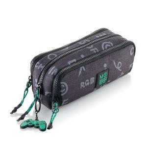 PORTATODO TRIPLE ORGANIZADOR GAME OVER MQRS