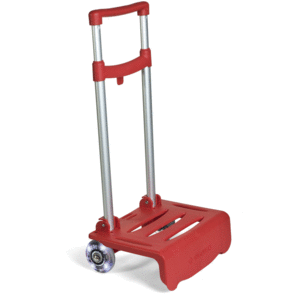 CARRO PLEGABLE ROJO CON RUEDAS/LEDS BQTS
