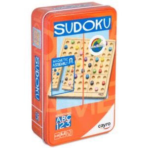 SUDOKU TRAVEL METAL BOX CAYRO