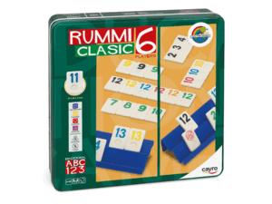 RUMMI 6 JUGADORES METAL BOX CAYRO